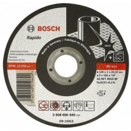ОТРЕЗНОЙ КРУГ INOX 125Х1 ММ 2608600549 Bosch