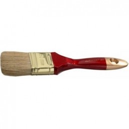 Кисть плоская STAYER  "UNIVERSAL-PROFI", светлая натуральная щетина, деревянная ручка, 100мм
