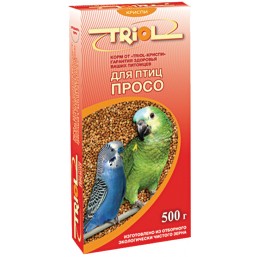 Е100 Триолл- Криспи-Просо корм корм для птиц 500 г