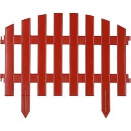 Забор декоративный GRINDA "АР ДЕКО", 28x300см, терракот