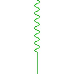Опора спиральная, выс.0,8м 1 шт.  диаметр провол. 5мм  64469