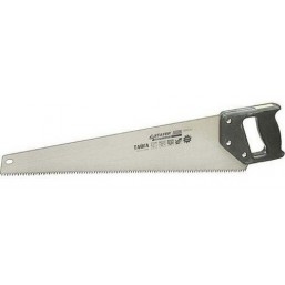 Ножовка STAYER "MASTER" "ТАЙГА" по дереву, пластиковая ручка, прямой крупный зуб, 5 TPI (5мм), 500мм