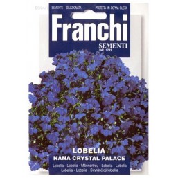 Лобелия компактная синяя Crystal Palace  VXF 334/1   Franchi Sementi