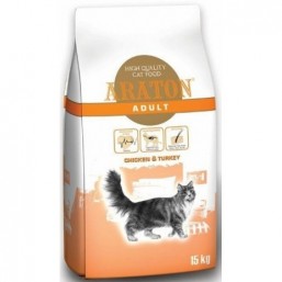 ARATON cat adult chicken&turkey 15kg