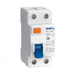 Устройство защитного отключения NL1-63 2P 63A 30MA  Chint