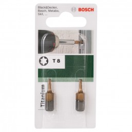 БИТЫ 25ММ TORX T8 TIN