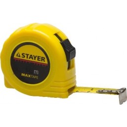 Рулетка STAYER "МASTER" "MaxTape", пластиковый корпус, 3м/16мм