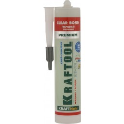 Клей монтажный KRAFTOOL KraftNails Premium KNP-701 полиуретан экстрасильный, прозрачный, универс, во
