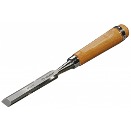 Стамеска-долото ЗУБР "ЭКСПЕРТ" с деревянной ручкой, хромованадиевая, 6мм