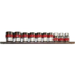Набор торцевых головок, 1/4", 4-13мм MATRIX 13594