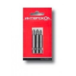 Отвертка-насадка плоская "Slotted" SL 5,5х0,8 110мм (3шт) Интерскол 2042411000550