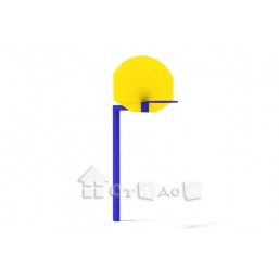 Баскетбольный щит с сеткой СО-01