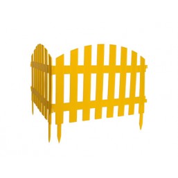 Забор декоративный "Ампир", 28 х 300 см, желтый  65010