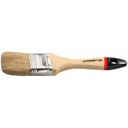 Кисть плоская STAYER  "UNIVERSAL-EURO", светлая натуральная щетина, деревянная ручка, 75мм