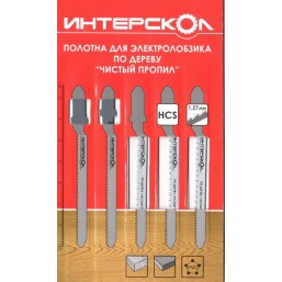 Полотна для электролобзика по дереву 51*1,27 Интерскол 2112905100127