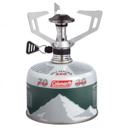 Горелка газовая Coleman F1 Spirit (мощн. 3100Вт, работает на картриджах С250, С500, чехол, вес 118г.