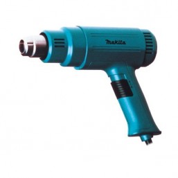 Фен технический Makita HG1100, 220В, 2000Вт, 100-600 гад, поток воздуха 300-525 л/мин, 0.6 кг
