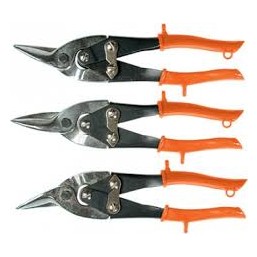 Ножницы по металлу, 250 мм, 3 шт (прямые, левые, правые) SPARTA 783205