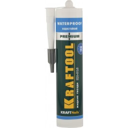 Клей монтажный KRAFTOOL KraftNails Premium KN-915, водостойкий с антисептиком, для ванн и душевых, 300мл mod