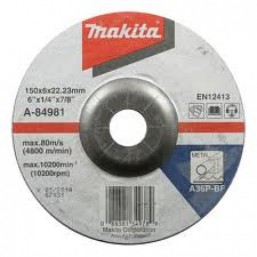 Шлифовальный диск изг. 150х6.0х22.23 по металлу A-84981 Makita 