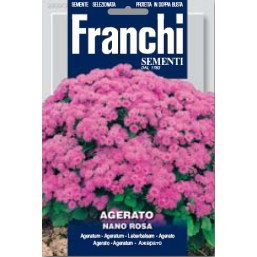 Агератум низкий розовый Nano Rosa (0,5 гр)  DBF 300/3   Franchi Sementi