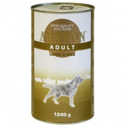 ARATON wet food for dogs 1240g with lamb and rice