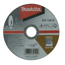 Отрезной диск по металлу 125x22,23x1 B-12239 Makita