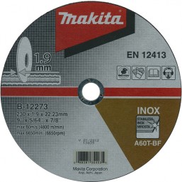 Отрезной диск по металлу 230x22,23x1,9 B-12273 Makita