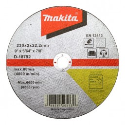 Отрезной диск по металлу 230x22,23x2 D-18792 Makita