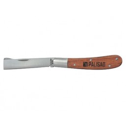 Нож садовый, 173 мм, складной, копулировочный, деревян. рукоятка PALISAD 79002
