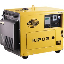 Дизельный генератор в тихом кожухе KIPOR KDE6700TA+KEA40026DP52A