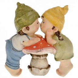 Садовая фигурка Детки с грибом MG2388810 (5)  GS