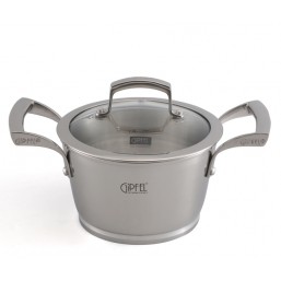 1252 GIPFEL Кастрюля GENESIS 16х9 см/1,8 л (нерж. сталь)