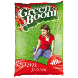 Почвогрунт Green Boom® Розы Специализированный 40л. (50шт.)