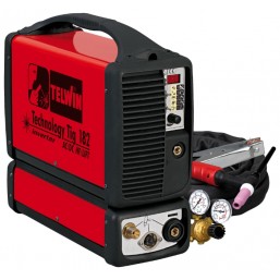 Сварочный аппарат с инвертором Telwin Technology Tig 182 AC/DC-HF/LIFT+acc  для сварки TIG и MMA