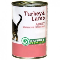 NP Cat Sensible Digestion Turkey&Lamb 400g canned food for cats