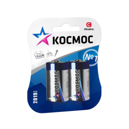 Батарейка Космос LR14 2BL