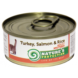 NP Cat Neutered Turkey, Salmon&Rice 100g cat food