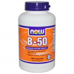 Витамины Now Foods B-50 таблеток (Комплекс Витаминов Б)