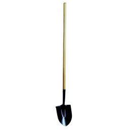 Лопата Штыковая из углеродистой стали, деревянная ручка, размеры: 149.5 * 21.5 * 11см 2236 Worth
