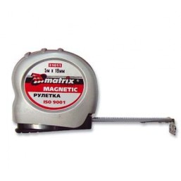 Рулетка Magnetic, 7,5 м х 25 мм, магнитный зацеп MATRIX 31012