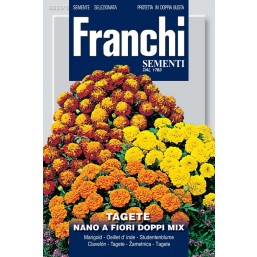 Тагетес карликовый махровый Nano Fiori Doppi, смесь (1 гр)  VXF 353/3   Franchi Sementi