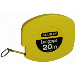 Stanley, 0-34-105, РУЛЕТКА ИЗМЕРИТЕЛЬНАЯ ДЛИННАЯ С МЕТАЛЛИЧЕСКИМ ПОЛОТНОМ 20М X 9,5MM