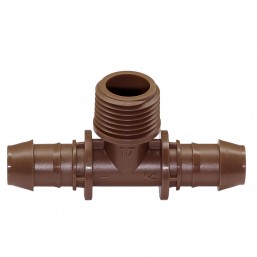 Соединитель Т-образный штуцерный с наружной резьбой 17 x 1/2" x Rain Bird XFF-TMA-050