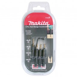 Набор зенкеров 6,8,10,12 + ключ шестигранный P-51954(M) Makita