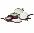 Набор посуды с керамическим покрытием «КРОСС» из 10 предметов TK 0043