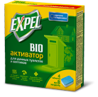 Expel биоактиватор для дачных туалетов и септиков, 4 таблетки в уп. (4*20 г) (10)