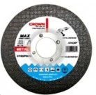 Диск отрезной по металлу Crown CTCDP0002 d115x1.2x22.2mm