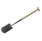 Английская дренажная лопата "бульдог" для прокладки канав и копки тяжелого грунта, рукоятка - 750 мм