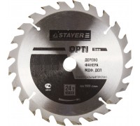 Диск пильный STAYER MASTER "OPTI-Line" по дереву, 160х20мм, 24Т